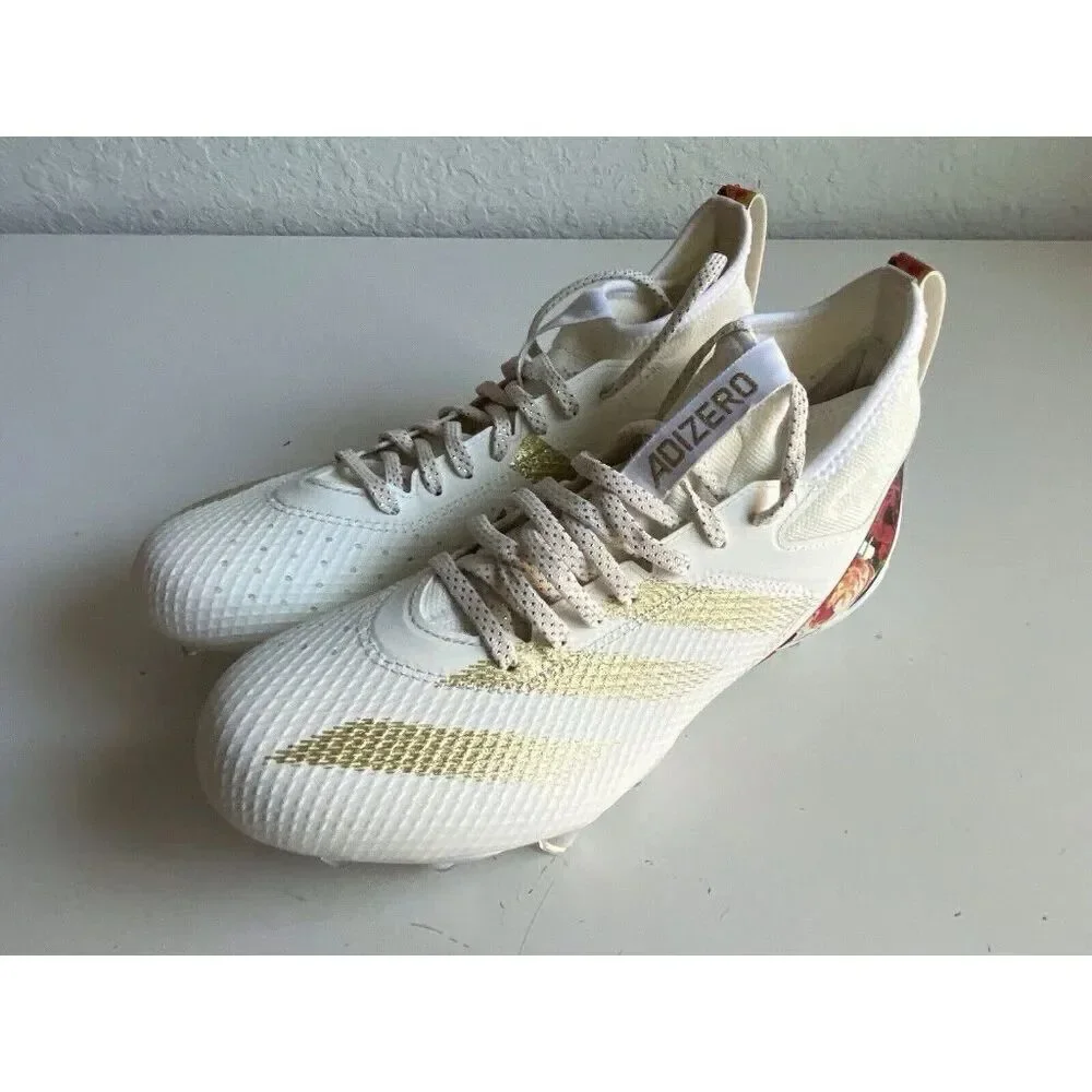 Adidas Adizero Chaos Speed Coronation Gold Metallic Cleats IG5907 Men 8‎ Women 9